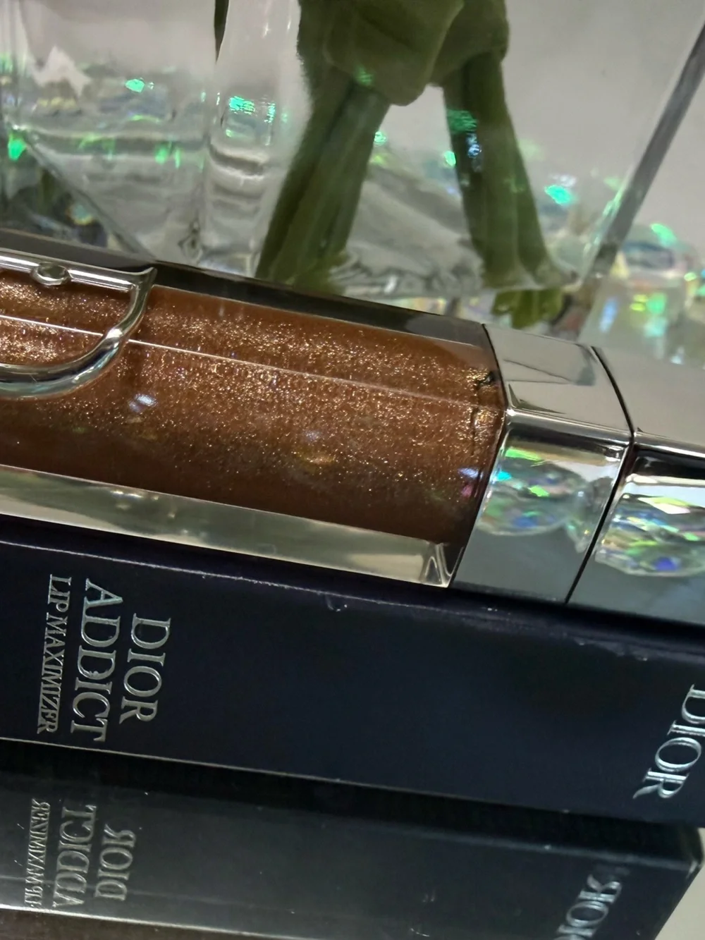 Dior Women NEW Addict Lip Maximizer 045 Shimmer Hazelnut Bronze Gloss